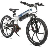 HILAND E-Bike Kinder E-Bike 20 Zoll 2 Fahrmodi Einrohrrahmen für Alltag & Freizeit