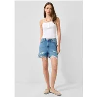 QS Muskelshirt T-Shirt Spaghettitop mit Ajourmuster
