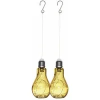 Melinera LED-Leuchtmittel Melinera Deko LED Glühbirnen Farbleuchte IP44, 2 St.