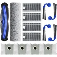 VERCO Reinigungsbürsten-Set Reinigungskit für Ecovacs, Deebot X9 Pro Omni, (14-tlg), Ersatz Teile Set Wartungskit Filter Seitenbürste Zubehör Bürste