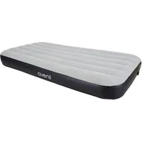 Avenli Luftmatratze Luftbett Camping für 1 Person grau 191x99x25cm Twin-Size, (aufblasbar Ideal als Reisebett oder Isomatte, 1-St., für Indoor und Outdoor mit beflockter Oberfläche), Campingmatratze ohne Pumpe