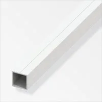 alfer Vierkantstange alfer Quadratrohr 1 m, 19.5 x 1.5 mm PVC Aluminium