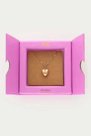 My Jewellery - Kette mit Herz und Geburtsstein gold - Gr. - OS