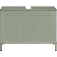 GERMANIA Waschbeckenunterschrank Waschbeckenunterschrank (1-St) Waschbeckenunterschrank mit Siphonausschnitt