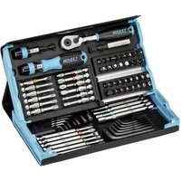 HAZET Bit-Set Hazet 2200SC-31 Bit-Set 73teilig Schlitz, Kreuzschlitz Phillips, Kreu
