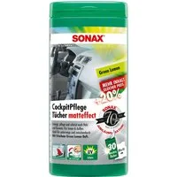 Sonax SONAX CockpitPflegeTücher Matteffect Green Lemon (25er Box) Auto-Reinigungsmittel