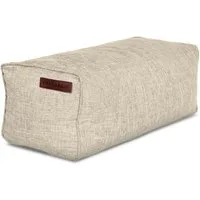Green Bean Pouf Ottomane Linen (Indoor Sitzhocker Sitzkissen Fußhocker Relax-Sessel, Made in Germany), die ideale Ergänzung zum Sitzsack
