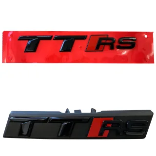 Original Audi Black Edition TT RS PAKET Emblem Schwarz Kühlergrill + Heck 8J 8S