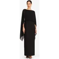 Kraimod Abendkleid mit Tüllärmeln und tiefem Rückenausschnitt