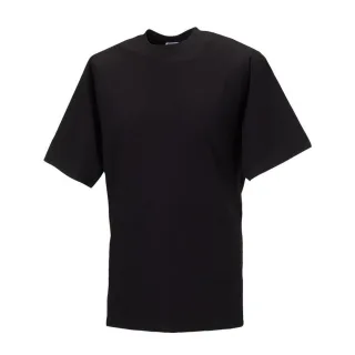 Russell Herren Organik T-Shirt Kurzarm (Schwarz)