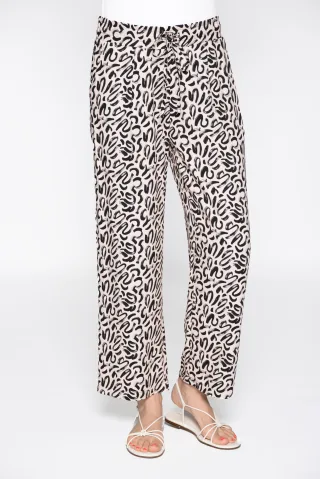 CLARINA - Culotte, 7/8 Länge, Druck sand combo - Gr. - 38