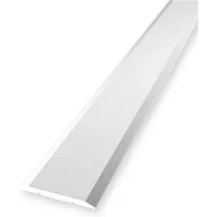 PROVISTON Übergangsprofil Aluminium, 25 x 1000 mm, Weiß, Übergangsschiene Bodenprofil