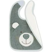 Sterntaler® Lätzchen Klettlätzchen Plastik, Ben, mittelgrün