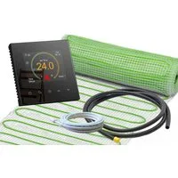 ewdirekt Fußbodenheizung UltraPro 160 für Fliesen mit smartem Thermostat RT-70 WLAN Tuya