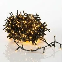Spetebo Lichterkette LED Lichterkette extra warm weiß - 11 m / 560 LED, 560-flammig, mit Speicherchip