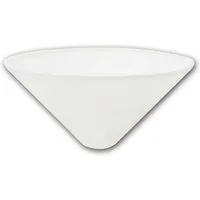 world-trading-net Verteiler Lampen-Baldachin, Kegel, Kunststoff weiß, 12cm