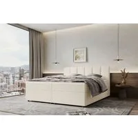 99rooms Boxspringbett Bergamo (Schlafzimmerbett, Bett), 140/160/180/200x200 cm, in Cordstoff AMBIENCE, mit Topper