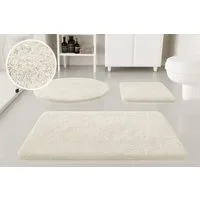 OTTO home Badematte Kaarin, Höhe 30 mm, rutschhemmend beschichtet, schnell trocknend, Polyester, rechteckig, Badteppich, getuftet, flauschig, hochflor, große Farbauswahl
