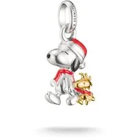 THOMAS SABO Charm-Einhänger THOMAS SABO x Peanuts Snoopy/Woodstock Santa Edition - Connect