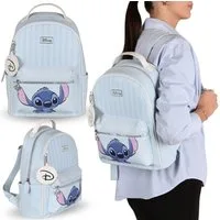 Disney Cityrucksack DISNEY Stitch Damen Rucksack Kunstleder geräumig 24 × 10 × 34 cm