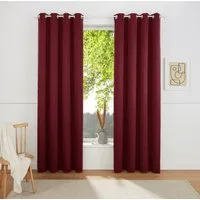 OTTO home Vorhang SOLA (1 St), Ösen, verdunkelnd, Polyester, blickdicht, Ösen-Aufhängung, wärmeabweisend, 1er oder 2er Set