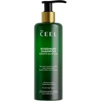 THE CEEL Haarshampoo Rosmarin Shampoo–Haarwachstum fördern & Kräftigung mit Kollagen 250ml, Keratin, Biotin, hydrolysiertes Kollagen-Extrakt