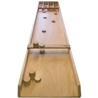 Holz Bi-Ba-Butze Spieltisch Tischspiel Shuffle Board, Für Grundschule, Jugend- und Senioreneinrichtungen