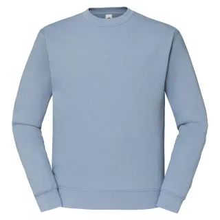 Fruit of the Loom - "Classic" Sweatshirt für Herren/Damen Unisex angesetzte Ärmel (Graublau)