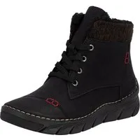 Rieker Winterboots Schnürboots, Stiefelette, Casual-Boots mit softem Schaftrand
