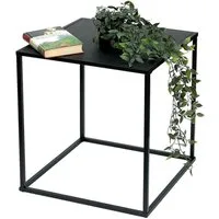 DanDiBo Beistelltisch Couchtisch Schwarz Metall Wohnzimmer