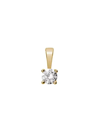 Lyomi Anhänger 585/- Gelbgold 1 synth. Diam. 0,20 ct.