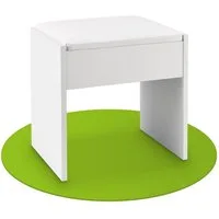 Juskys Sitzhocker Melly, 30x40x43 cm, hoher Sitzkomfort, beschichtet und kratzfeste Oberfläche