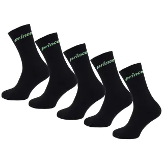 Prince Tennis 5er-Pack gepolsterte Socken für Herren in Schwarz/Grün