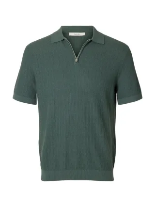 Selected - Polo - Slhcran grün - Gr. - L