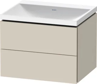 Duravit L-Cube c-shaped Set wandhängend Taupe Supermatt 600x480x480 mm - LC6950N83830000 LC6950N83830000