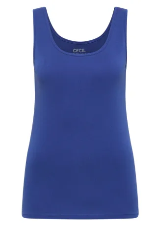 Cecil - Basic Top blau - Gr. - XS
