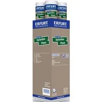 ERFURT Vliestapete Erfurt Variovlies Plano Superweiss 20 m x 0,75 m weiße Tapete, glatt, Made in Germany
