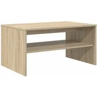 vidaXL Couchtisch Couchtisch Sonoma-Eiche 80 x 50 x 40 cm Holzwerkstoff (1-St)