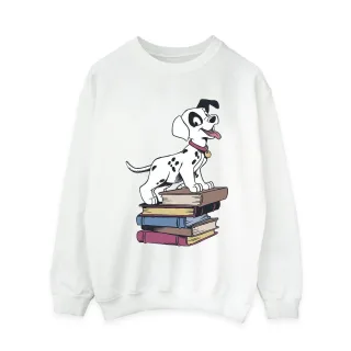 Disney - "101 Dalmatians Books" Sweatshirt für Damen (Weiß)