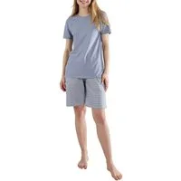GÖTZBURG Shorty GÖTZBURG Damen Shorty blau kariert (1 tlg)