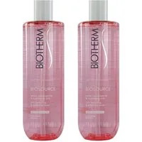 BIOTHERM Gesichtslotion Biosource Adoucissante 24h, 2-tlg., Sanfte Gesichtslotion mit 24h Feuchtigkeit & Hyaluron-Pflege