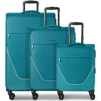 Stratic Trolleyset taska, 4 Rollen, (3-teilig, 3 tlg), Polyester