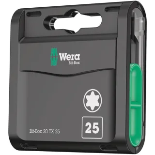 Wera Bit-Box 20 TX, TX 25 x 25 mm, 20-teilig - 05057773001