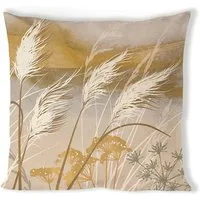 Ambiente® Dekokissen Waving grass, Dekokissen Kissenbezüge ohne Füllung Baumwolle 40x40 cm