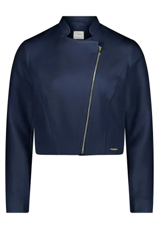 Betty & Co - Bikerjacke Dunkelblau - Gr. - 40