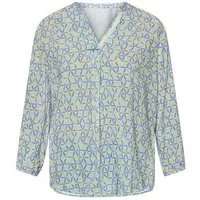 Cartoon Blusentop Bluse Kurz 3/4 Arm