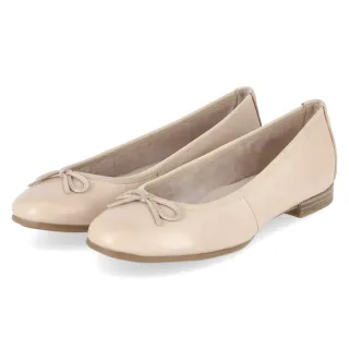 Tamaris Ballerinas - Gr. 36 - Beige - Glattleder