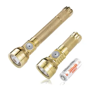 Lumintop GT NANO3.0 Brass 400M EDC Thrower Flashlight Support Extend Tube 700LM 10280/10750 Battery USB Rechargeable Cam