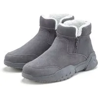Vivance Stiefelette aus Veloursleder und mit Warmfutter, Winterstiefel, Stiefel, Boots