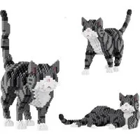 Balody B-16627 - 3in1 Katzen grau (Balody) Spielbausteine